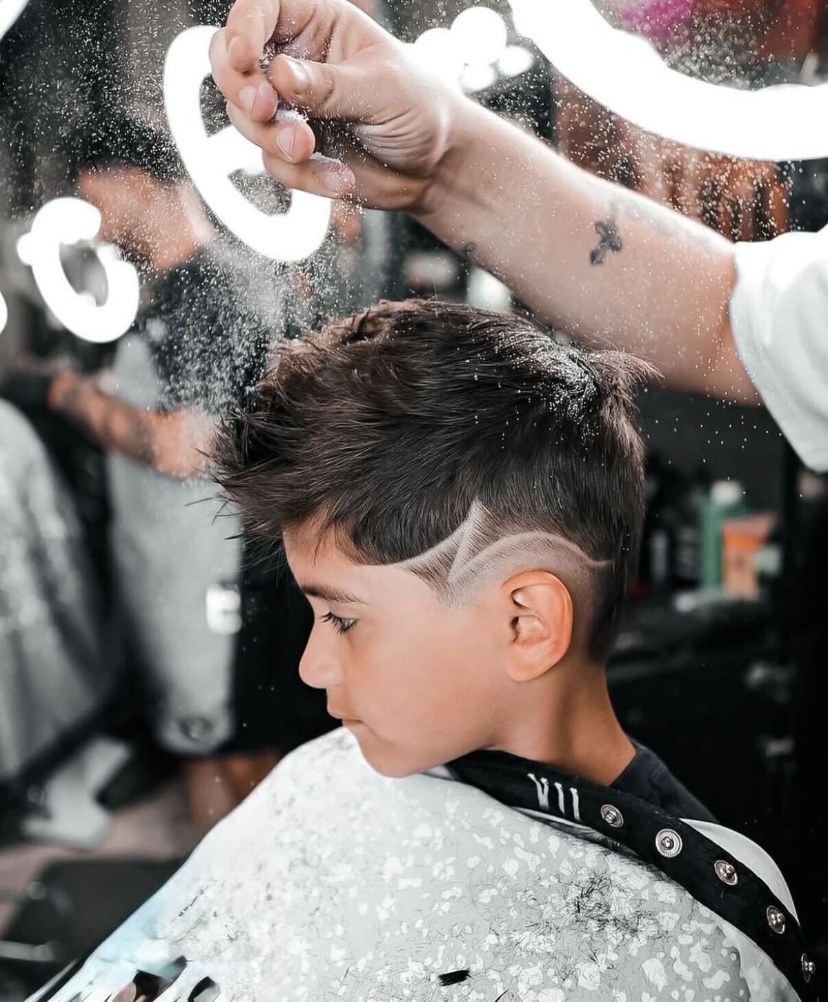 Kids cut with design detail