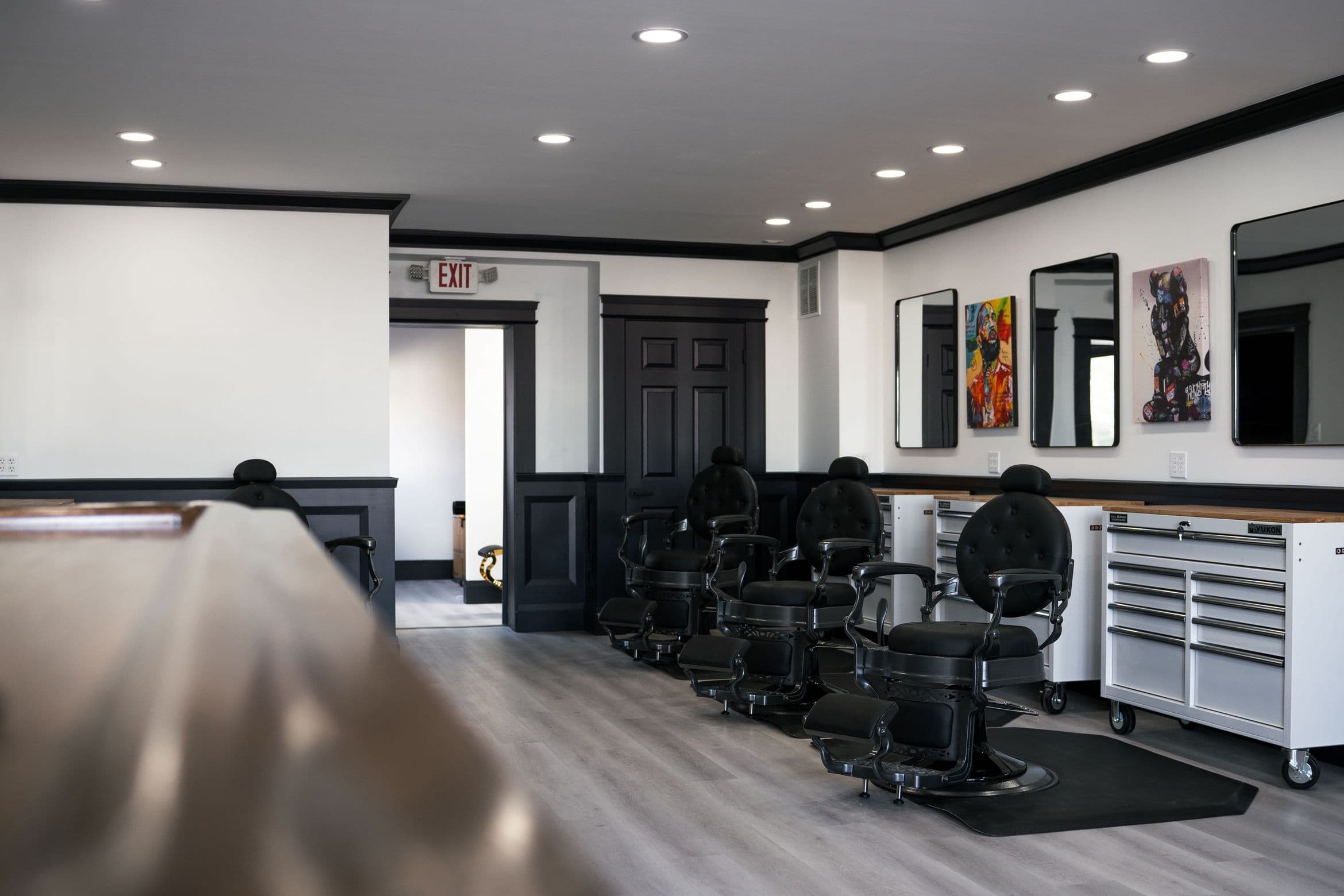 Inside Colella Cutz Barber Studios on Kings Hwy N in Cherry Hill, NJ